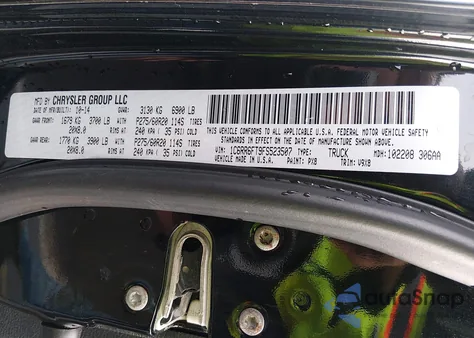 2015 Ram 1500 Express z USA, uszkodzony, nr VIN 1C6RR6FT9FS523507